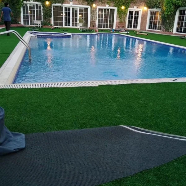 garden pool ground grass